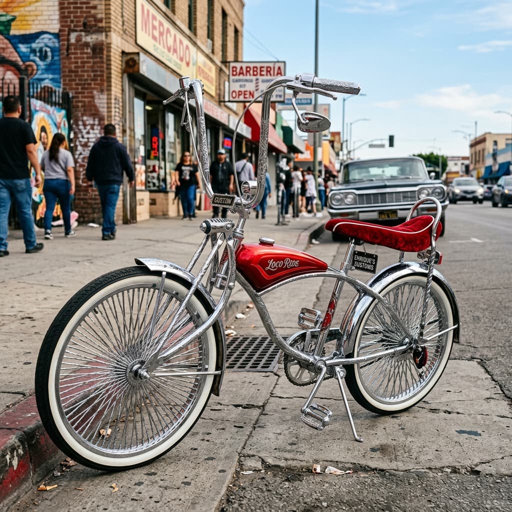 Chrome Cruiser — vélo chromé custom Lyon Rider